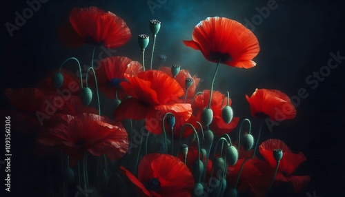 red poppy flower