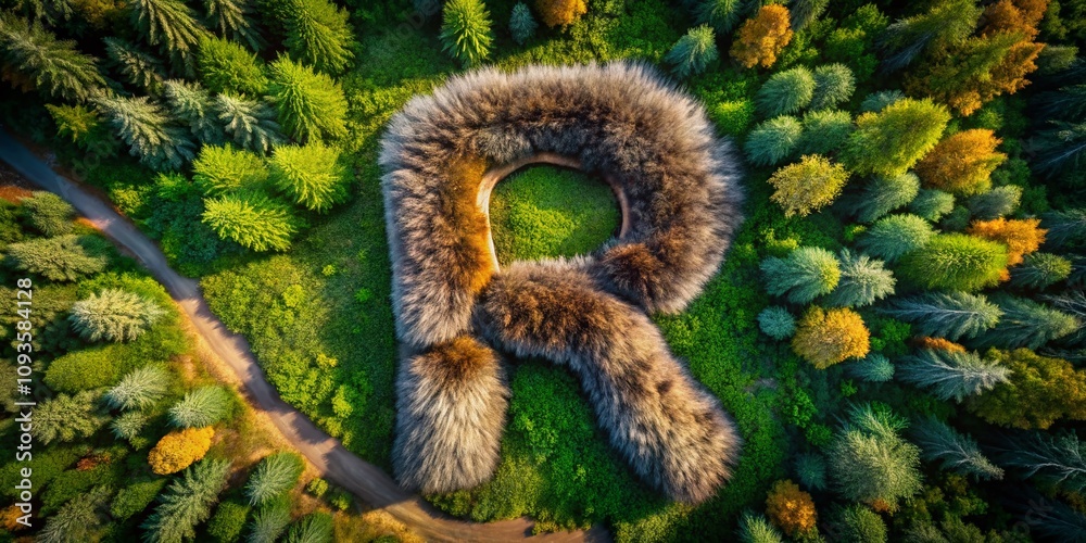 Stunning Aerial Drone Photography Capturing the Unique Texture of Fur ...