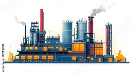 Industrial Factory Scene