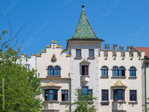 A beautiful old Building in Bressanone Italy