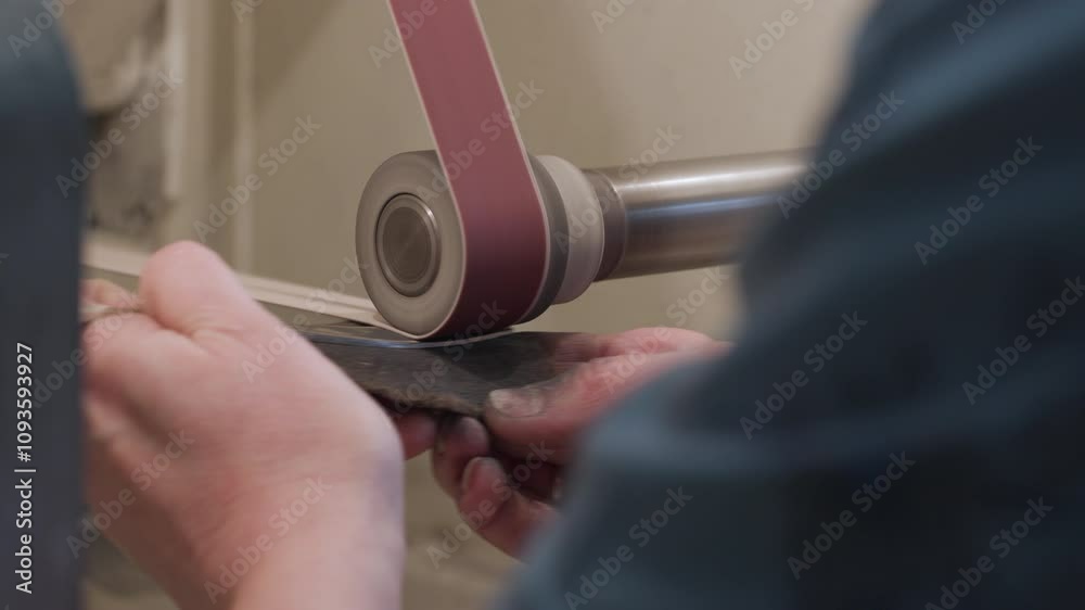 Craft production of silver cutlery Craft production of silver cutlery