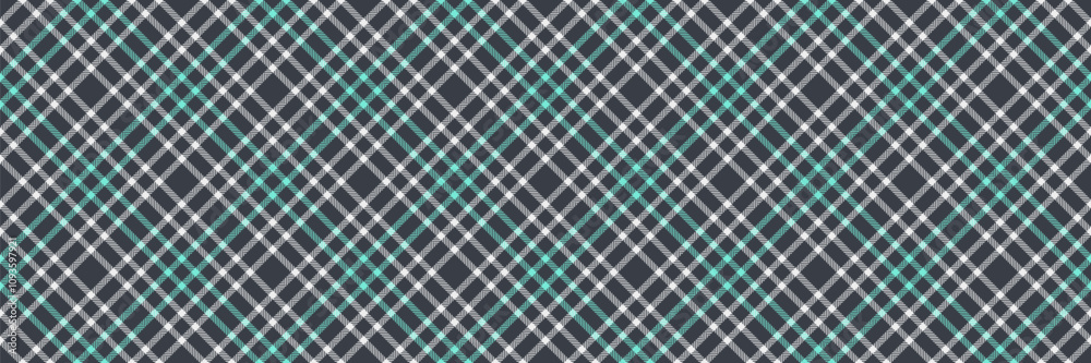 Nostalgia plaid fabric textile, trendy pattern background tartan. Small vector texture check seamless in dark and white colors. Nostalgia plaid fabric textile, trendy pattern background tartan. Small vector texture check seamless in dark and white colors.