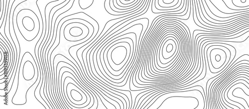  Abstract white wave paper curved reliefs background design. The black on white contours topography stylized relief diagram line wave carve pattern background.