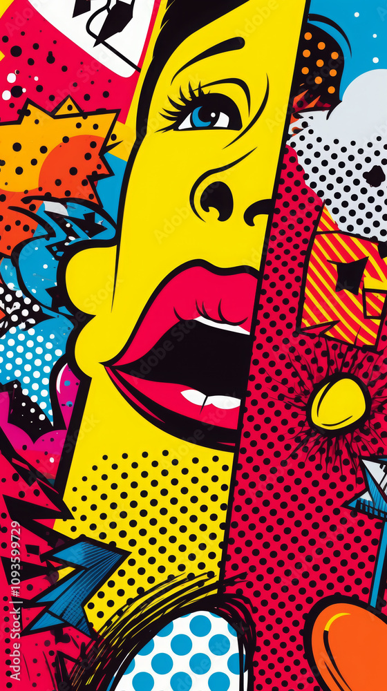 Retro Comic Book Pop Art Retro Comic Book Pop Art