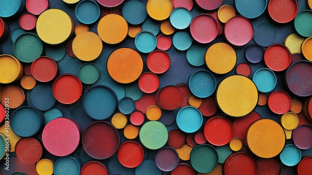 Repeated small circles arranged in a grid or random pattern. Repeated small circles arranged in a grid or random pattern.