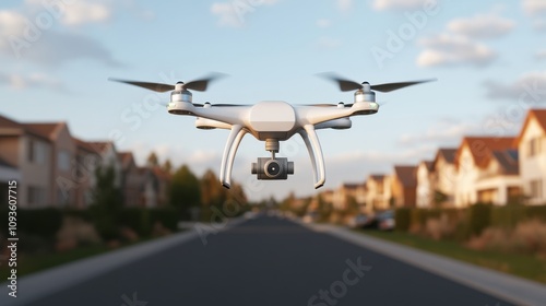 Solar-Powered Drone for Package Delivery in Neighborhood