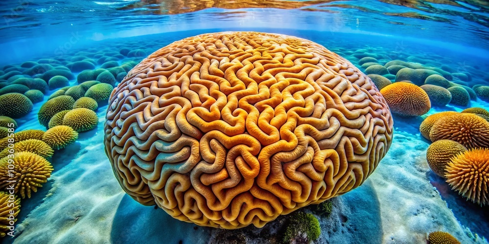Stunning Drone Photography Capturing the Intricate Texture of Brain Coral in Vibrant Underwater Landscapes for Marine Life Enthusiasts and Ocean Photography Lovers Stunning Drone Photography Capturing the Intricate Texture of Brain Coral in Vibrant Underwater Landscapes for Marine Life Enthusiasts and Ocean Photography Lovers
