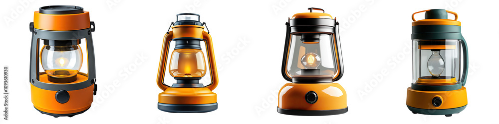 Lantern – Light Source for Nighttime Campsites Isolated on Clear White Background Highly Detailed Lantern – Light Source for Nighttime Campsites Isolated on Clear White Background Highly Detailed