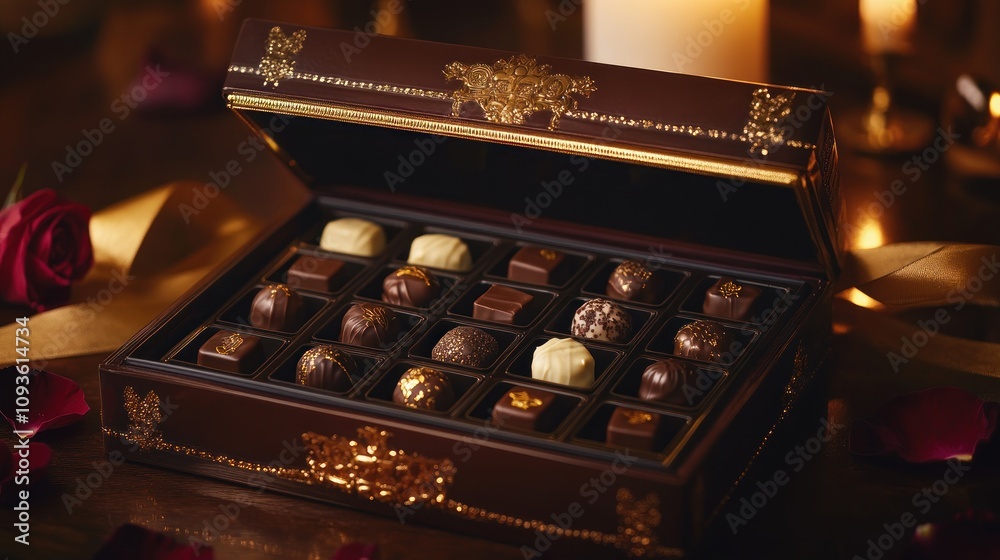 Luxury Chocolate Assortment in Elegant Box