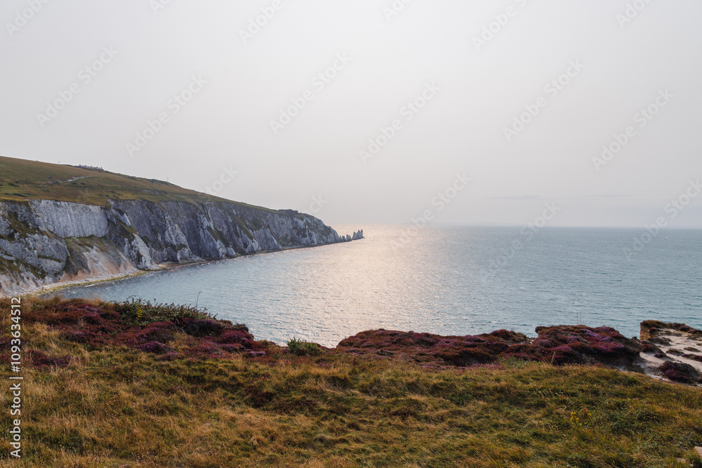 Obraz premium View over The Needles at the Isle of Wight, UK