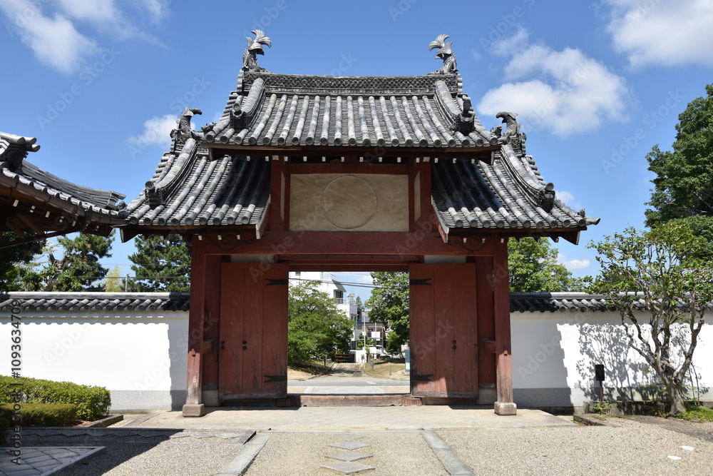 Fototapeta premium 黄檗山萬福寺 総門 京都府宇治市