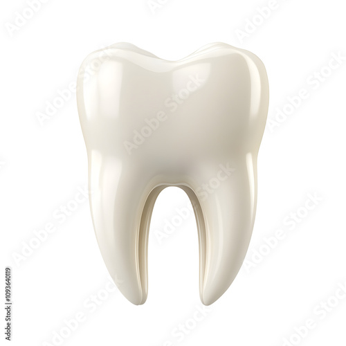 single white tooth 