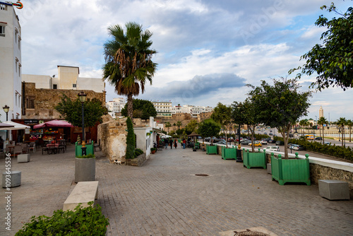 The streets of Tangier, Morocco