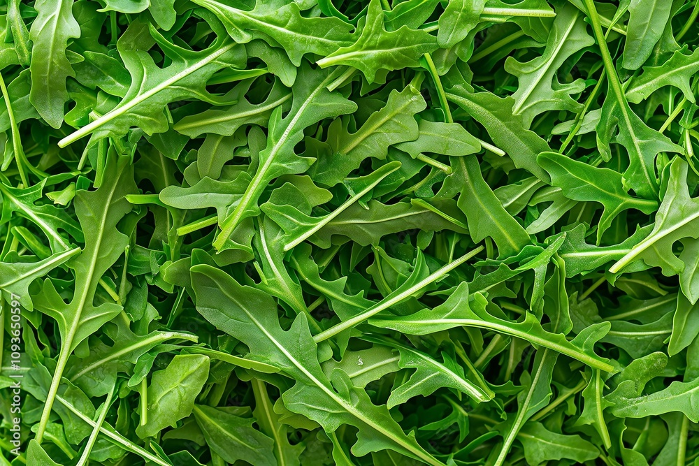 Close-Up of a Pile of Peppery Arugula Leaves, Highlighting Freshness and Vibrant Green Tones. Ideal for Salad Recipes, Healthy Eating Content, or Food Photography Close-Up of a Pile of Peppery Arugula Leaves, Highlighting Freshness and Vibrant Green Tones. Ideal for Salad Recipes, Healthy Eating Content, or Food Photography