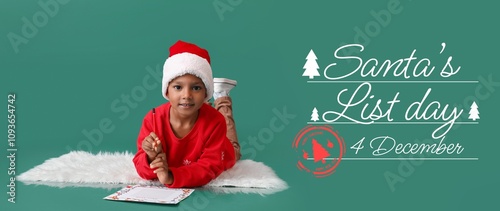 Banner for Santa's List Day...