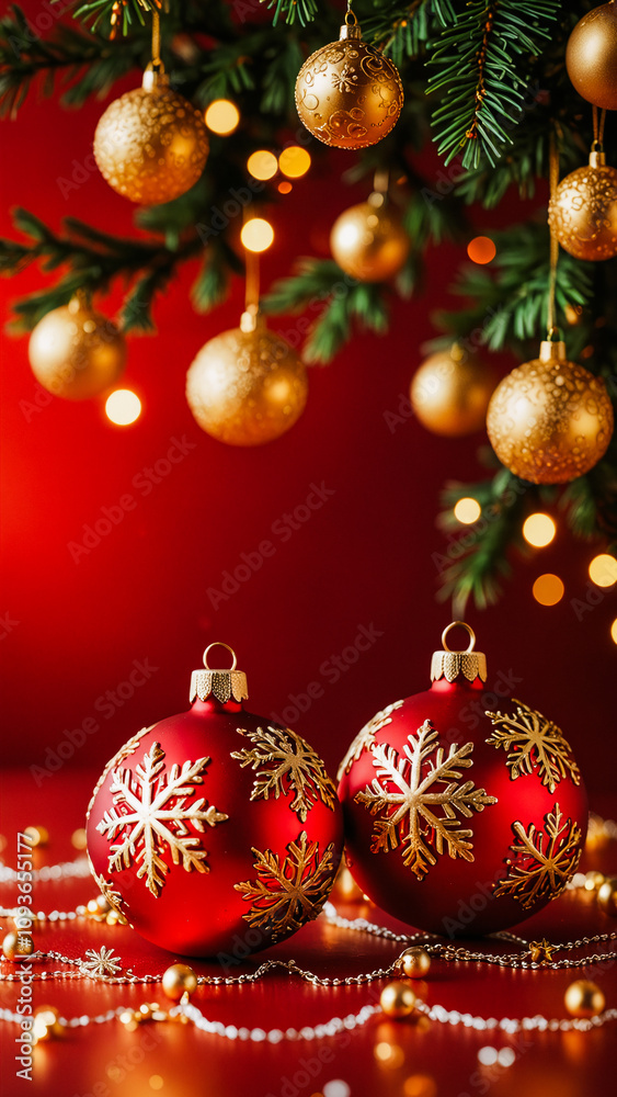 vertical christmas smartphone wallpaper with blank space for text , 4k background vertical christmas smartphone wallpaper with blank space for text , 4k background