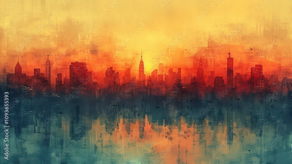 city skyline illustration depicting urban buildings and architecture against a minimalist background city skyline illustration depicting urban buildings and architecture against a minimalist background