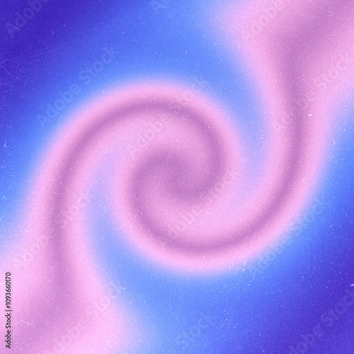 Abstract Old Vintage Film Spiral Overlay or Background Template Color Gradient with Film Dust and Folded Paper Texture	