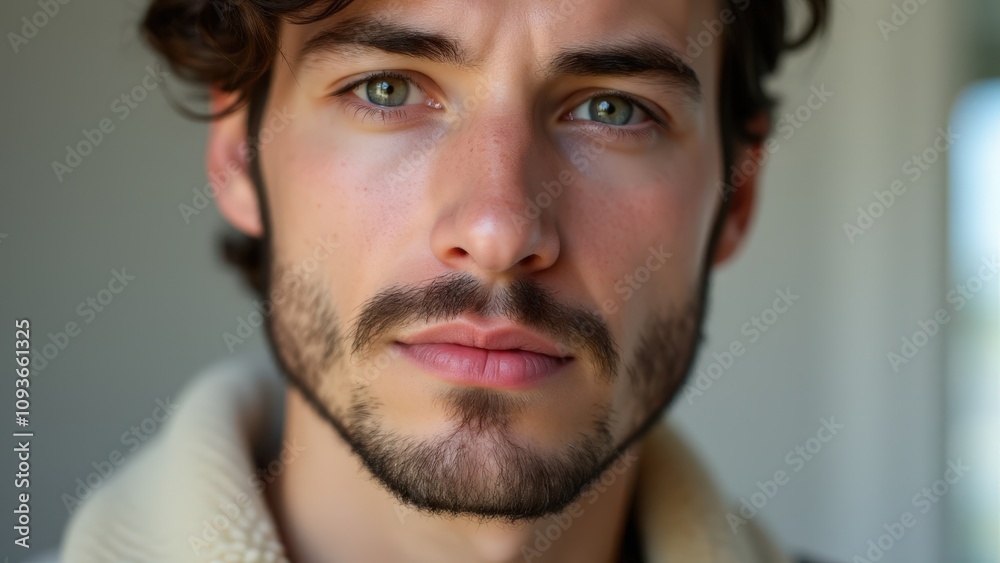 Showcasing the coolest small beard styles with precise grooming and a sophisticated appearance.