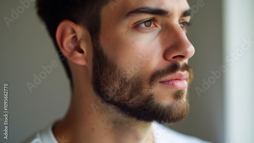 A clean and sharp beard styles for small chin, offering a refined and polished appearance.