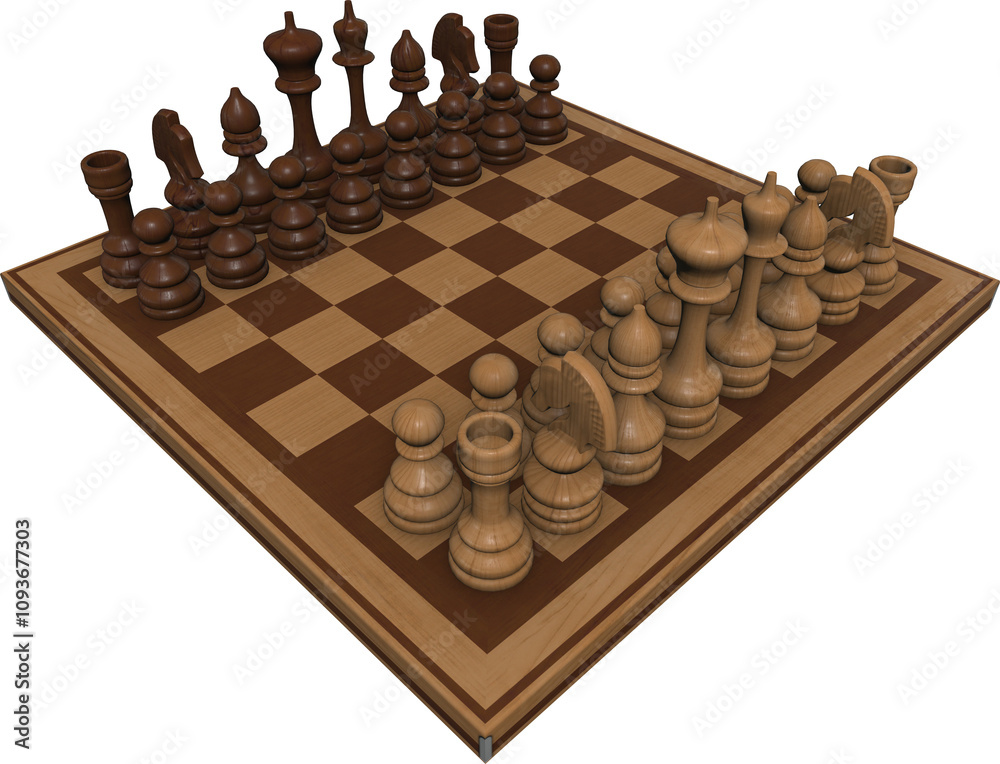 Chessboard 3D chess player