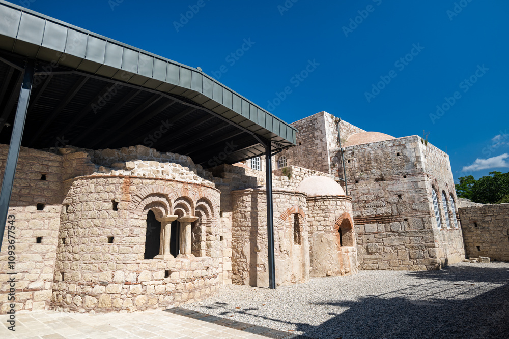 Obraz premium St Nicholas Church, Santa Claus Church, in Demre, Turkey. It is a historic East Roman basilica church of ancient city Myra.