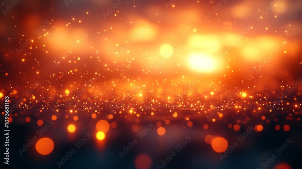 Obraz premium Abstract glowing light effect.