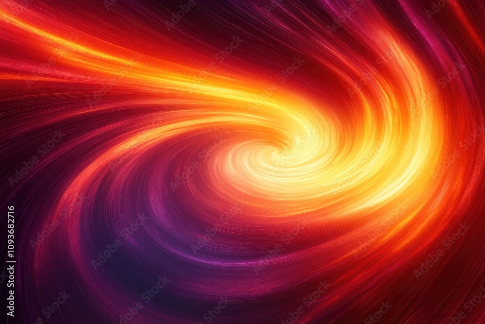 Abstract swirling colors representing energy and motion in a cosmic scene.