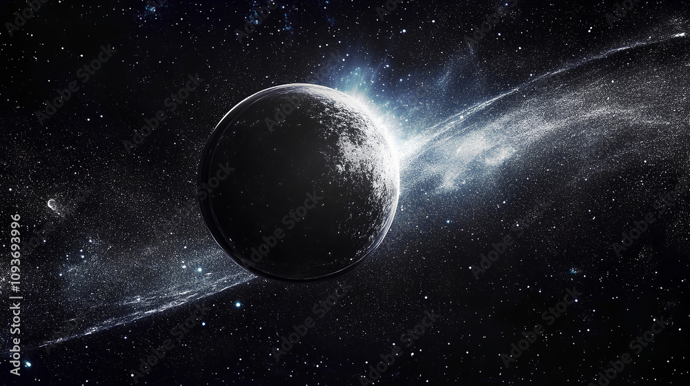 Naklejka premium Earth in space