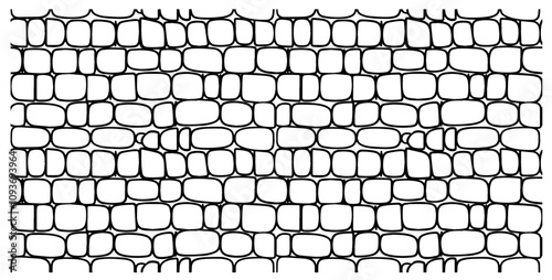 geometric cobblestone texture design for backgrounds
