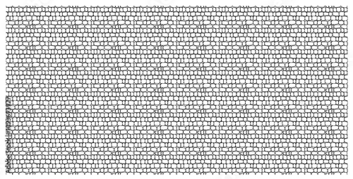 abstract stone wall seamless pattern in hand-drawn style