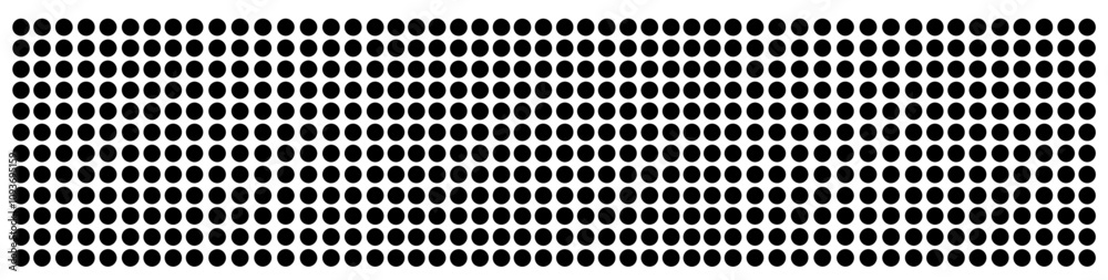 Classic dotted texture background – retro-inspired black vector illustration