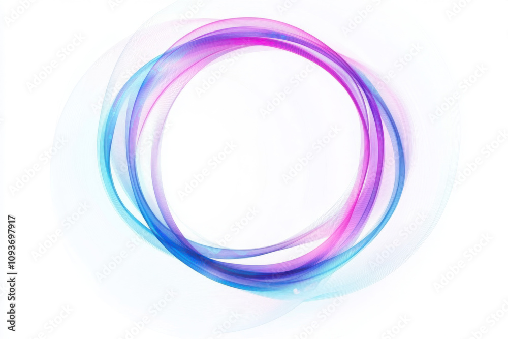 Abstract wavy lines in blue and purple hues isolated on a white background, suggesting modern design or technology. 3D Rendering
Abstract wavy lines in blue and purple hues isolated on a white background, suggesting modern design or technology. 3D Rendering