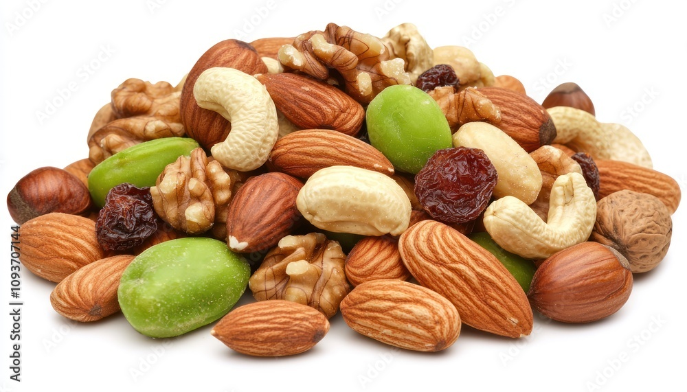 A Heap of Mixed Nuts and Dried Fruit A Heap of Mixed Nuts and Dried Fruit