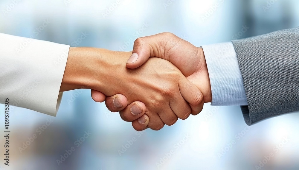 Two Hands Shaking, Close-Up, Business Deal, Partnership Two Hands Shaking, Close-Up, Business Deal, Partnership