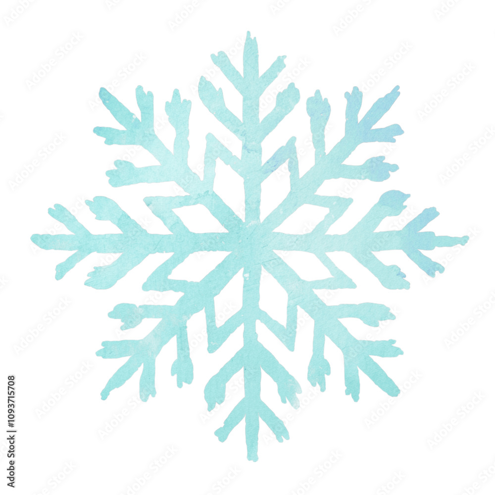 Blue snowflake Blue snowflake