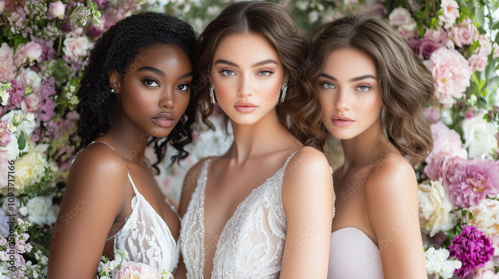 Luxurious Wedding Fashion in a Romantic Atmosphere Luxurious Wedding Fashion in a Romantic Atmosphere