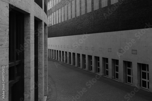 Kunstpalast am Ehrenhof in Düsseldorf am Rhein photo