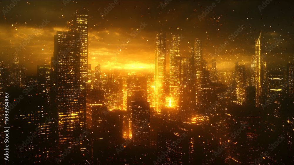 cinematic background dark gold movie superheroes city cinematic background dark gold movie superheroes city