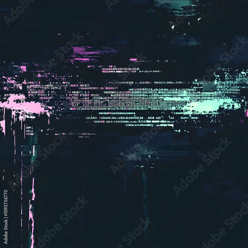 Create a digital background with a deep black backdrop in comic style In the foreground overlay Ccode written in a large font size 20px The code should be partially