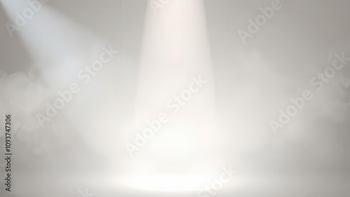Wallpaper Mural Abstract white spot light shining through billowing smoke, blank, dreamy, glow Torontodigital.ca