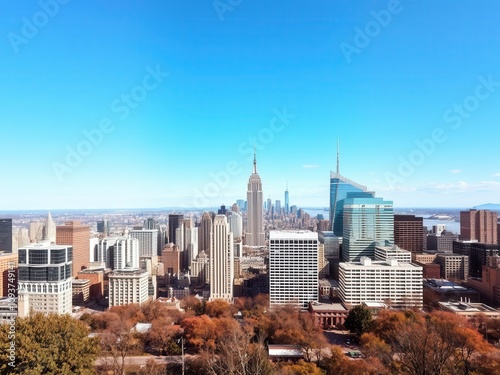 Double exposure photo of nature and city skyline blended together to create a unique and artistic effect, blend, nature photo