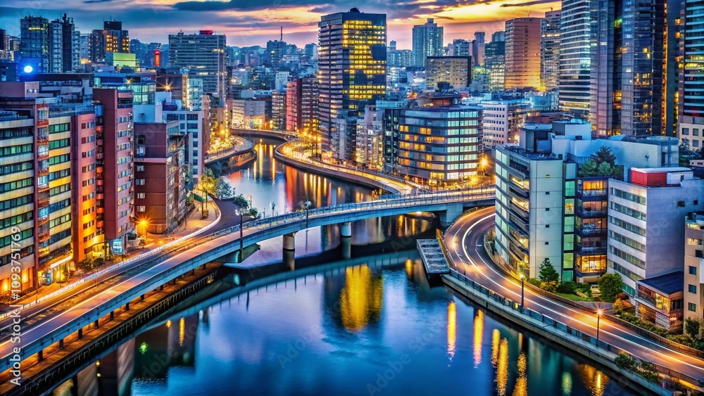 Abstract Urban Chaos in Tokyo: A Conceptual Photography Exploration of Chaotic City Buildings and Urban Waterfront Infrastructure in Japan's Vibrant Metropolis Abstract Urban Chaos in Tokyo: A Conceptual Photography Exploration of Chaotic City Buildings and Urban Waterfront Infrastructure in Japan's Vibrant Metropolis
