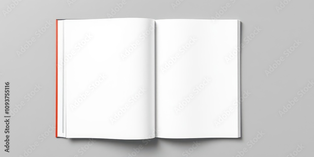 A blank book with a grey cover isolated on a light grey background, perfect for replacing with your own design or text, replace, minimalistic, book A blank book with a grey cover isolated on a light grey background, perfect for replacing with your own design or text, replace, minimalistic, book