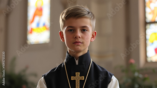 Young priest photo