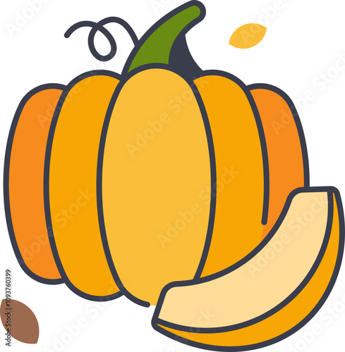 Pumpkin Icon Illustrations
