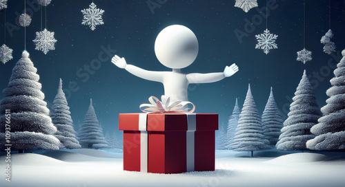 christmas tree and gifts