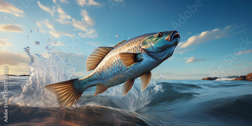 fish in the water