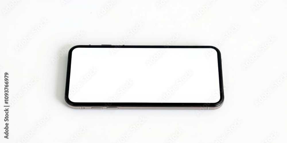 A mockup of a carousel post layout on a cellphone screen, perfect for showcasing social media content, technology, app, post