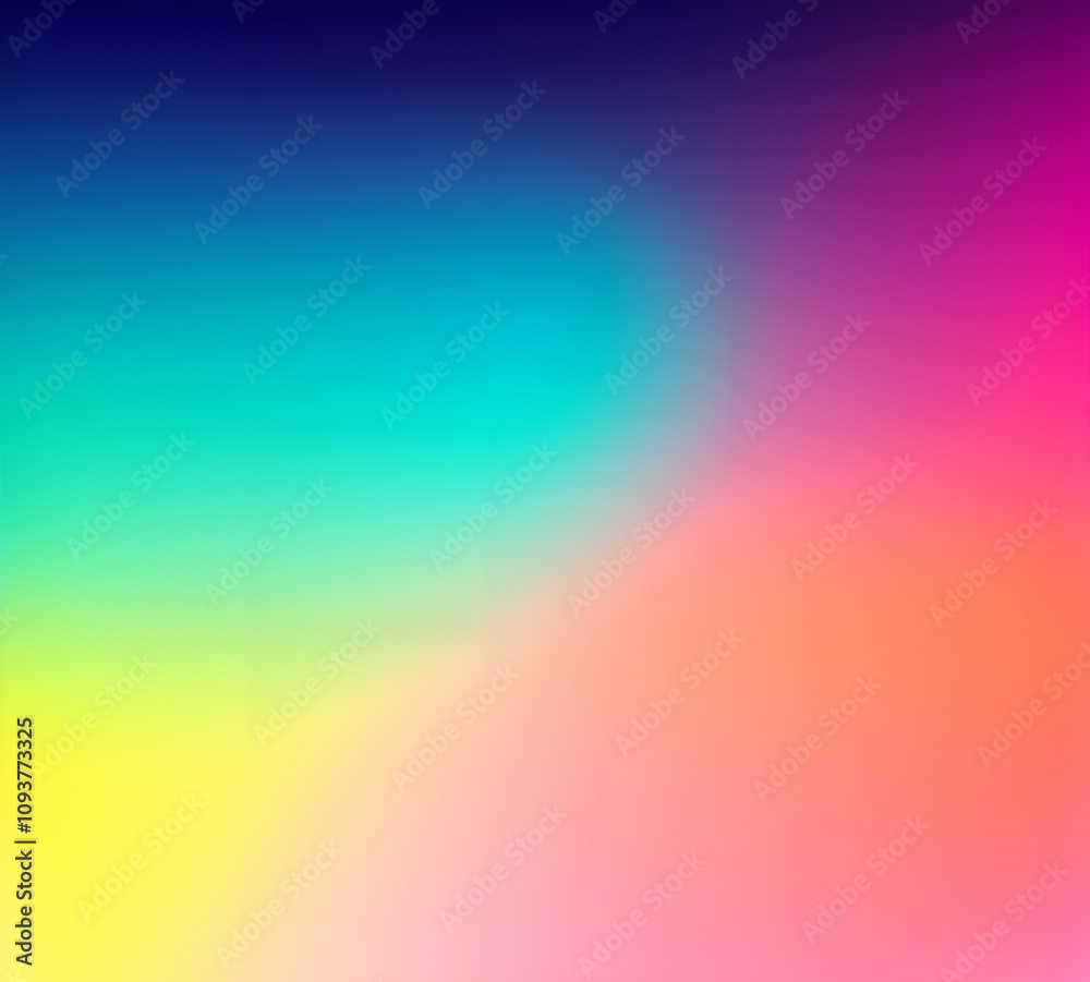 Obraz premium Wave of mixed beautiful gradient colors. smooth transitions. composition and leaking light exposure. Rainbow background. Modern design template. High quality 8k. generative ai